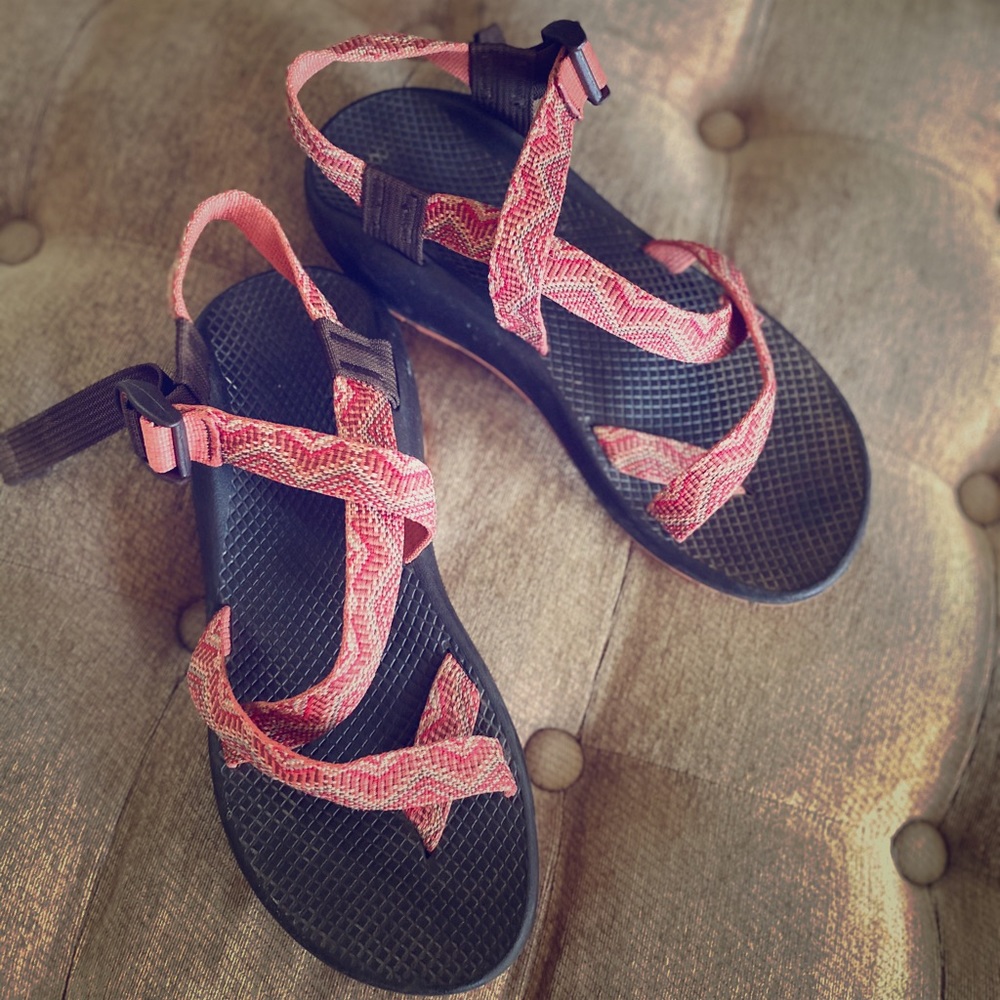 Pink Tribal Pattern Chacos